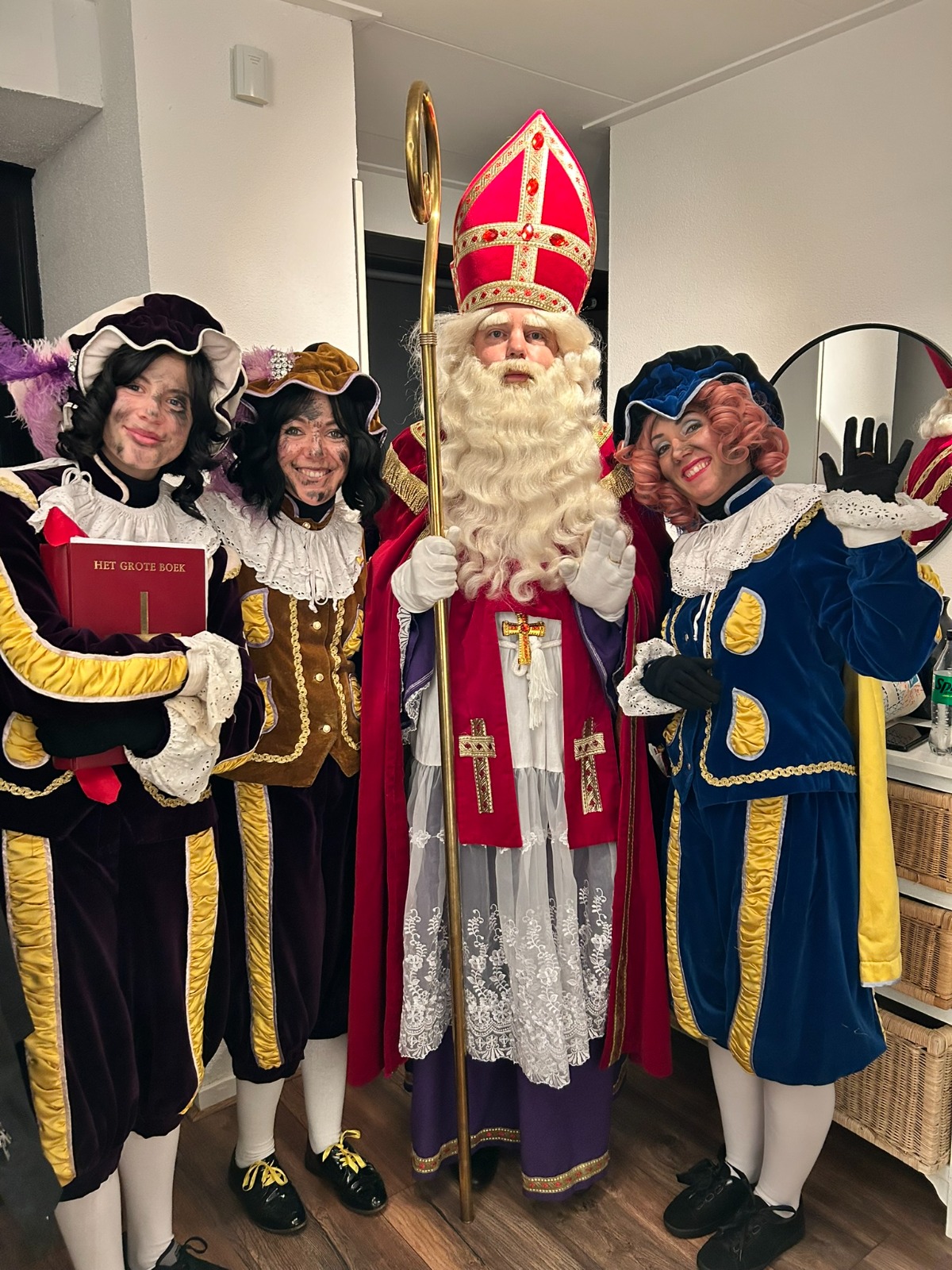 Sinterklaas op bezoek